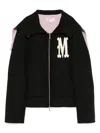Masu Bat-collar Zip-up Jacket