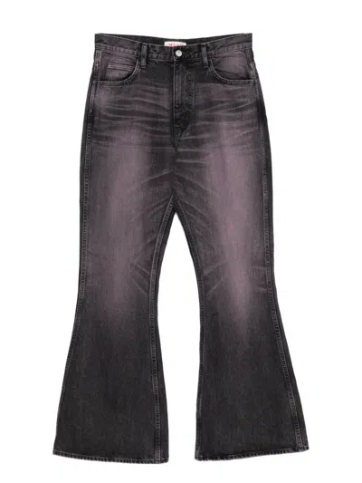 Masu Bell-bottom Jeans In Black
