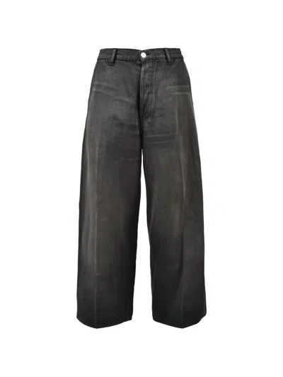 Masu Faded Wide-leg Jeans In Multi