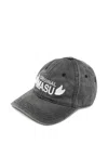 Masu Logo-embroidered Cap In Gray