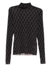 Masu Pattern-printed Top In Black