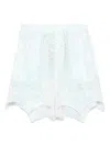 Masu Sequinned Bat Shorts