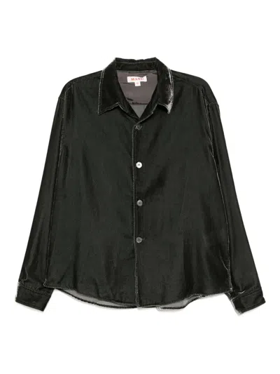 Masu Velvet Shirt In Gray