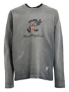 Masu Wasted Vick Long-sleeve Sweatshirt In Gray