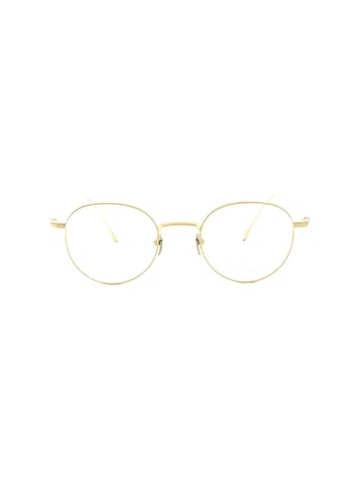 Masunaga Chord C Eyewear In Gold