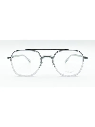 Masunaga Gms/115 Eyewear In Clear Gry