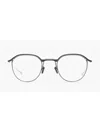 Masunaga Stratus Eyewear In Navy/gold