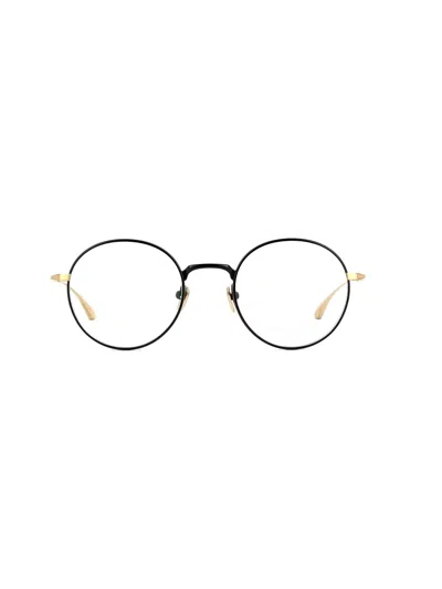 Masunaga Wright Eyewear In Black/gold