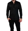 Masutto Addison Button Down Shirt In Black In Black