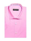 Masutto Men's Contrast Trim Dress Shirt In Pink