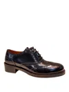 Mat:20 Zapatos Con Cordones - Negro In Negro