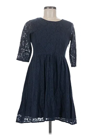 Pre-owned Mata Traders Casual Dress In Blue