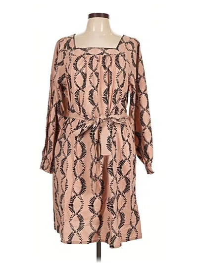 Pre-owned Mata Traders Casual Dress In Brown