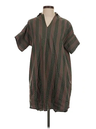 Pre-owned Mata Traders Casual Dress In Brown