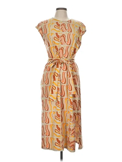 Pre-owned Mata Traders Casual Dress In Orange