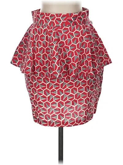 Mata Traders Casual Skirt In Red