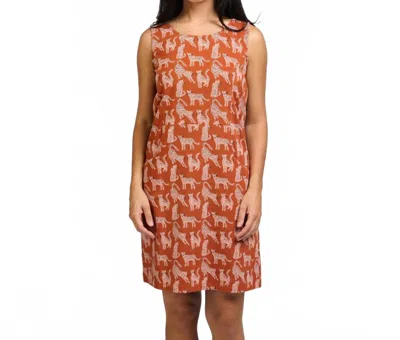 Mata Traders Evanston Mini Dress In Leopard Sienna In Brown