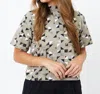 Mata Traders Eve Top In Monochrome Quilt In Multi