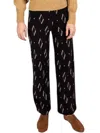 Mata Traders Fold Over Bootcut Pants In Diamond Vine Black In Multi