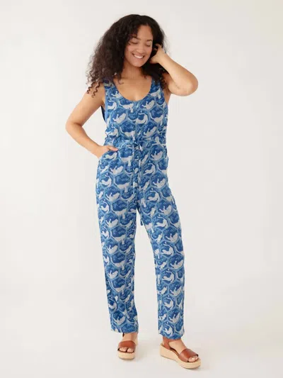 Mata Traders Julia Jumpsuit In Tiger Nap In Multi