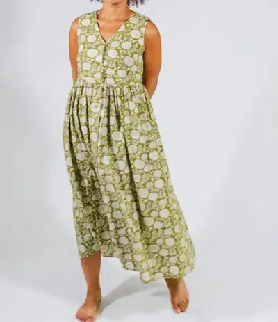 Mata Traders Olivia Sundress In Pear Floral In Multi