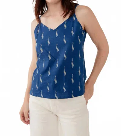 Mata Traders Sadie Tank Top In Indigo Goose In Blue