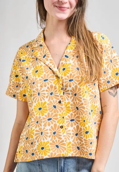 Mata Traders Sunny Camp Shirt In Yellow