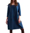 Mata Traders Sylvan Shift Dress In Blue In Blue