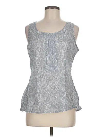 Pre-owned Mata Traders Tank Top Silver Strapless Neckline Tops