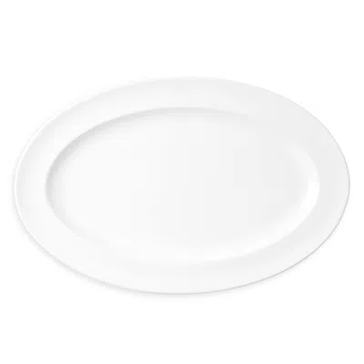 Match 1508 Large Oval Platter In White