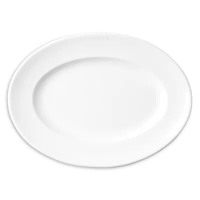 Match 1508 Small Oval Platter In White