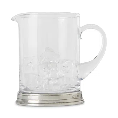 Match Branch Bar Pitcher, Crystal In Pewter