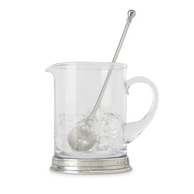 Match Branch Pitcher And Stirrer Set In Metallic