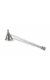 Match Candle Snuffer; Straight In Silver