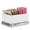 Match Convivio Sugar Packet Holder In Pewter/white