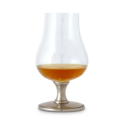 Match Crystal Whiskey Glass In Pewter