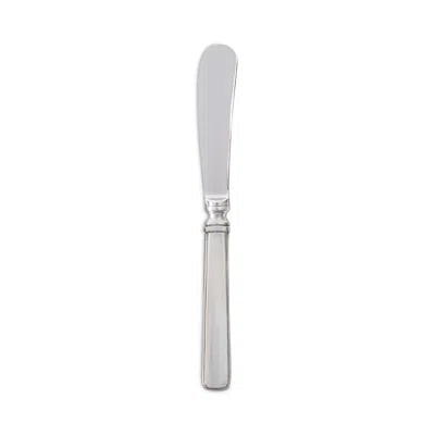 Match Gabriella Pewter Large Butter Knife In Silver