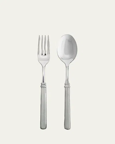 Match Gabriella Serving Set In Metallic