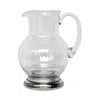 Match Glass Pitcher In Pewter