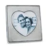 Match Heart In Square Frame In Pewter