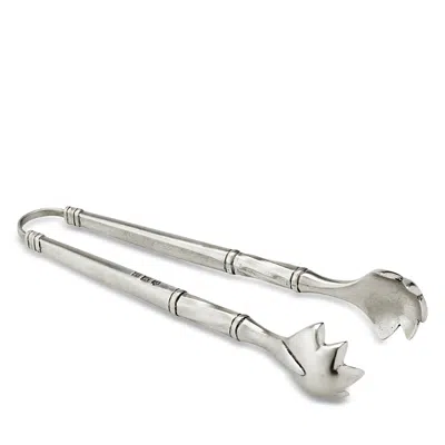 Match Ice Tongs In Pewter