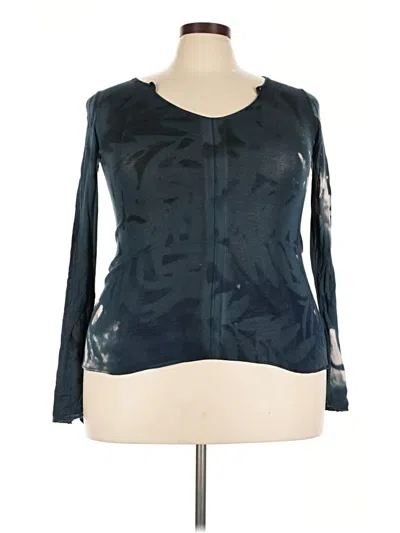 Pre-owned Match Long Sleeve T-shirt In Blue