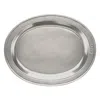 Match Oval Incised Tray, X-small In Pewter