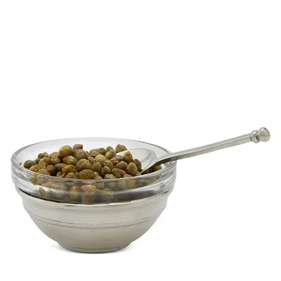 Match Pewter Condiment Uno Set In Silver