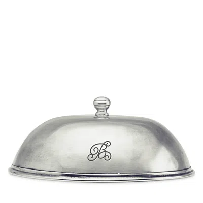 Match Pewter Engraved Large Cloche In Silver