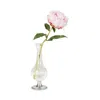 Match Pewter Footed Glass Vase In Pewter