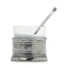 Match Salt Cellar With Spoon In Pewter