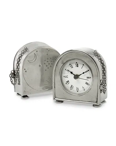 Match Table Clock In Gray