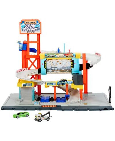 Matchbox Kids' Spin Cyclone Car Wash Playset In Multi