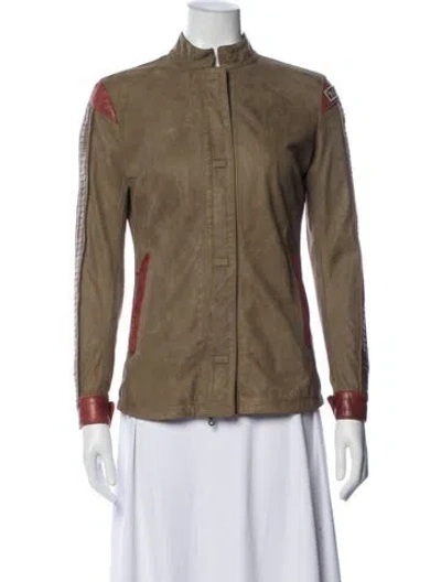 Pre-owned Matchless Leather Biker Jacket In Brown
